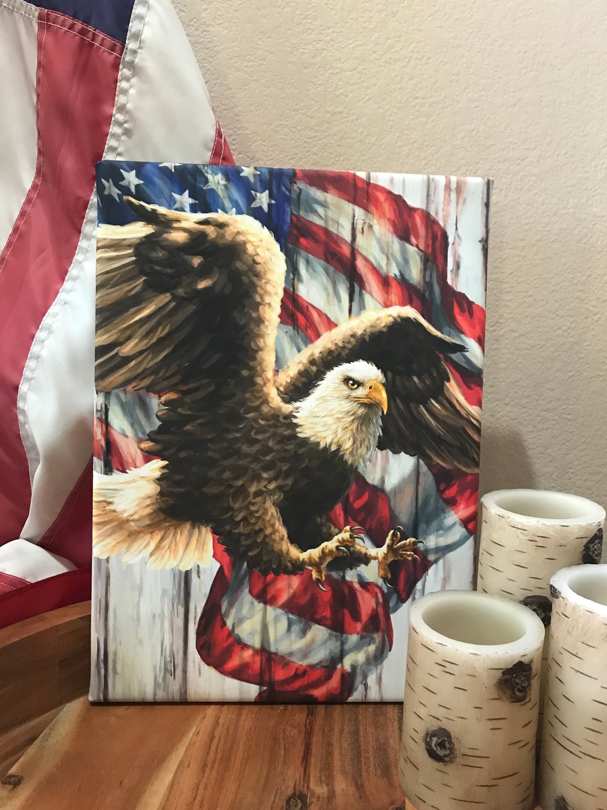 Liberty Eagle Canvas Wall Art